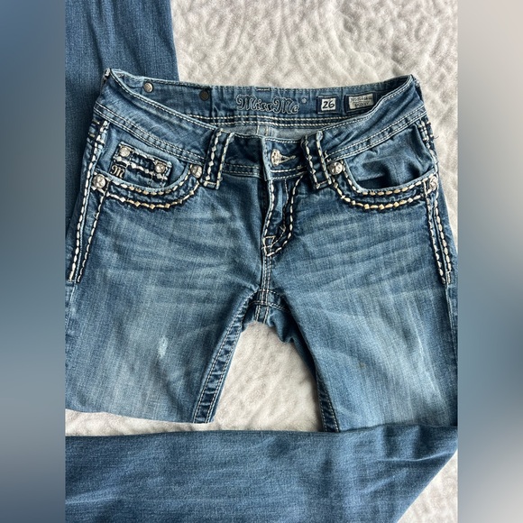 MISS ME Women’s Skinny Jeans Style JE5014S41L Size 26 - Picture 2 of 11